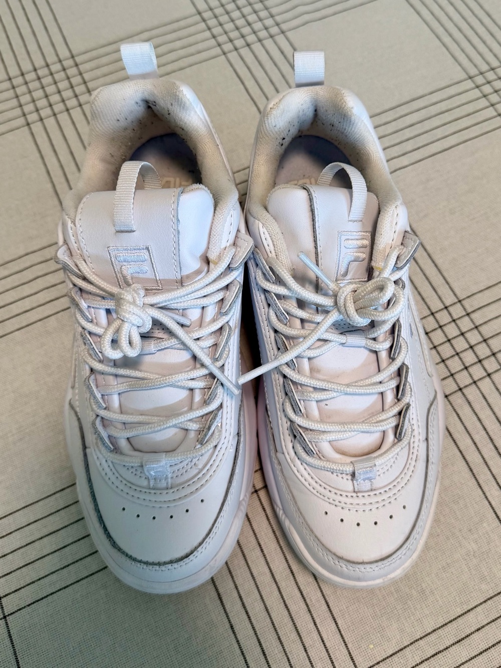 FILA Women's White Platform Chunky Sneaker